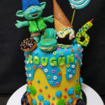 Trolls - birthday cakes