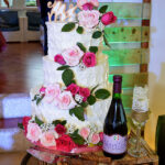 flowery wedding cakes