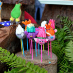 trolls cake pops