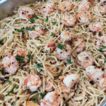 Hot dishes prawn pasta