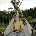 teepee bohemian event styling